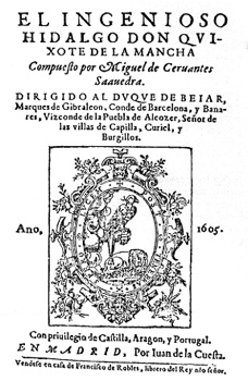 Cervantes Don Quixote 1605