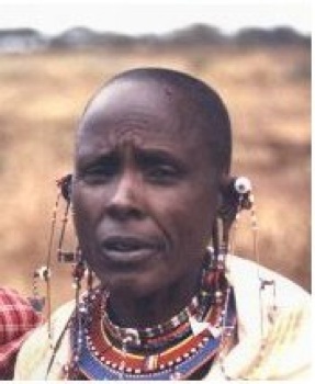 Okiek Woman In Kenya