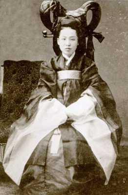 Purported Photograph Of Empress Myeong Seong (Not Verified)