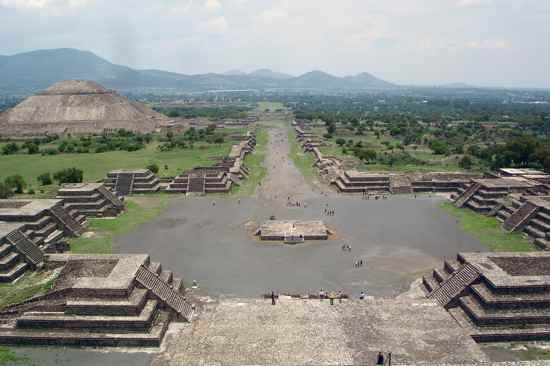 Teotihuacan-View-From-The-Pyramid-Of-The-Moon