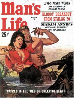 Man's Life - 1959 03 March - Cover By Wil Hulsey-8X6