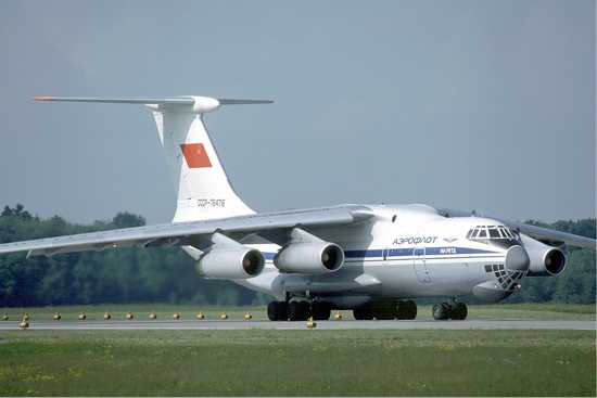 Aeroflot Ilyushin Il-76Td At Zurich Airport In May 1985