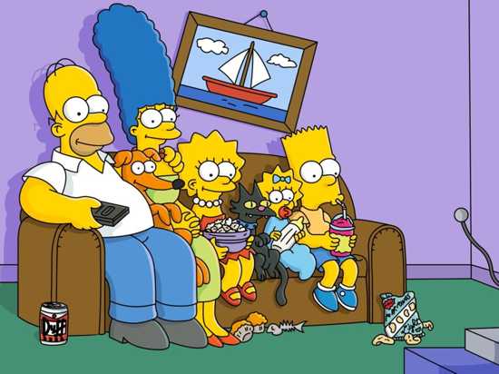 Simpsons-Sofa