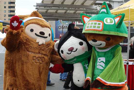 Mascots Quatchi Miga And Sumi