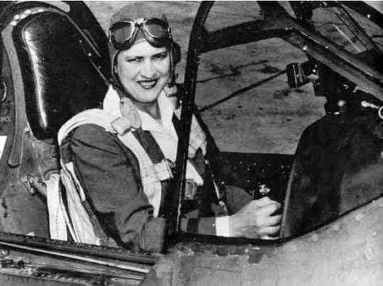 Jacqueline Cochran In P-40
