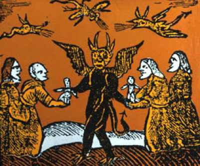 Agnes Sampson And Witches With Devil