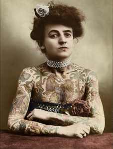 Tattooed Victorian Lady By Mashkarose-D2Zjjjm