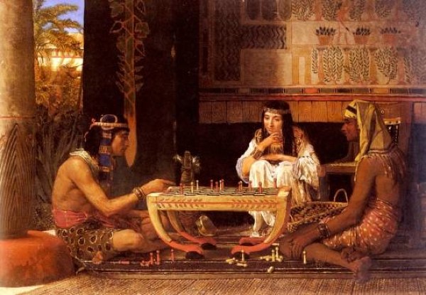 Lawrence-Alma-Tadema-Egyptian-Chess-Players-Oil-Painting