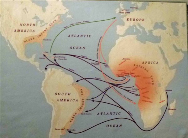 Slave Trade Map