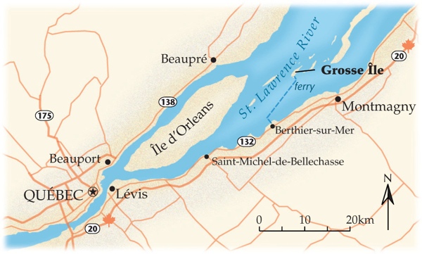 Grosse Ile Map Lg
