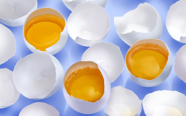 Psd-Food-Illustrations-3111-Egg-Illustration-Broken-Eggs-With-Yolk 1920X1200 74414
