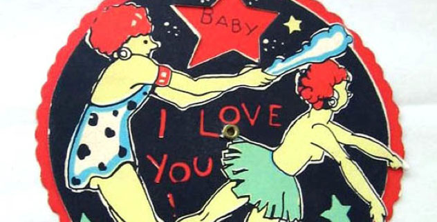 14 creepy vintage Valentine cards to use if you want to scare your Valentine  away