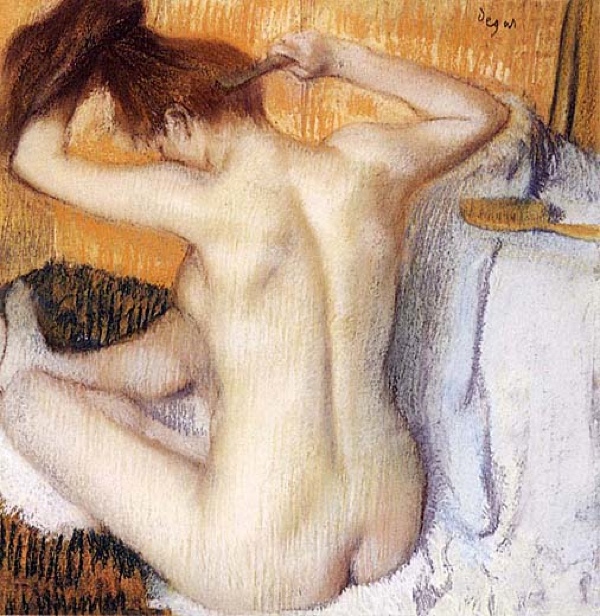 Degas Edgar Woman Combing Her Hair