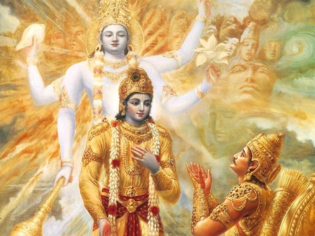 Krishna Arjuna Mahabharata-Kurukshetra2