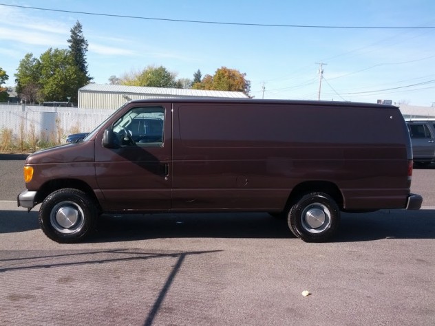 brown van