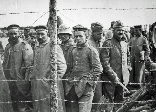 German POWs in French Prison Camp