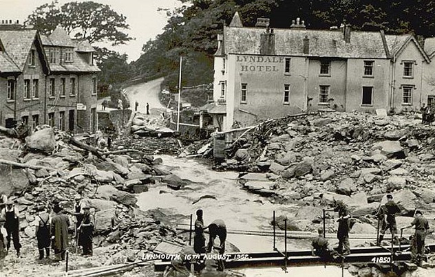 Devon, Lynmouth Floods 1952