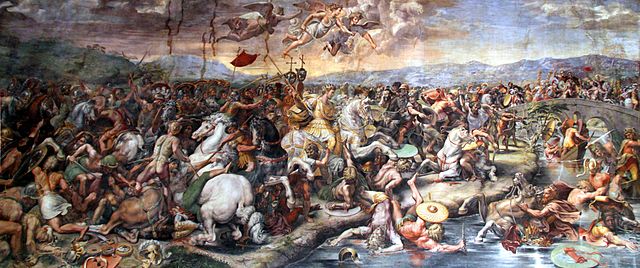 640px-Battle_of_the_Milvian_Bridge_by_Giulio_Romano,_1520-24