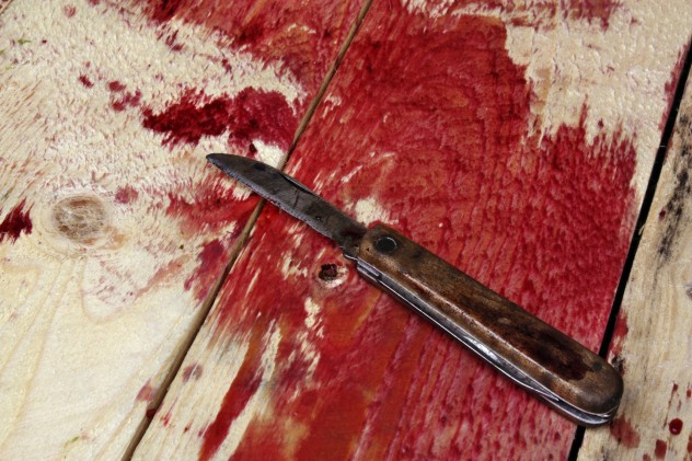 knife and blood