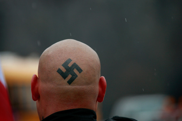Neo-Nazis Protest Outside Skokie Holocaust Museum Dedication