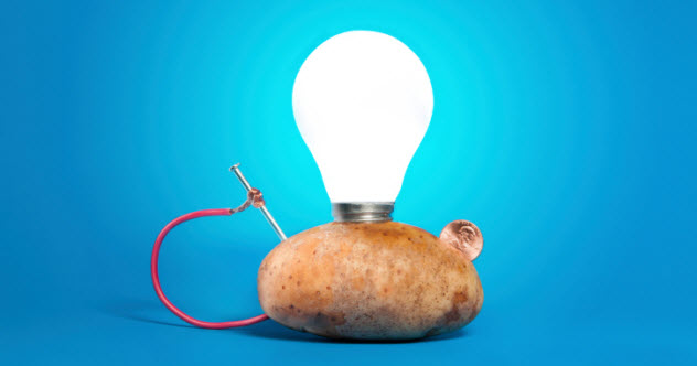 How To Make A Light Bulb Glow From A Potato 29