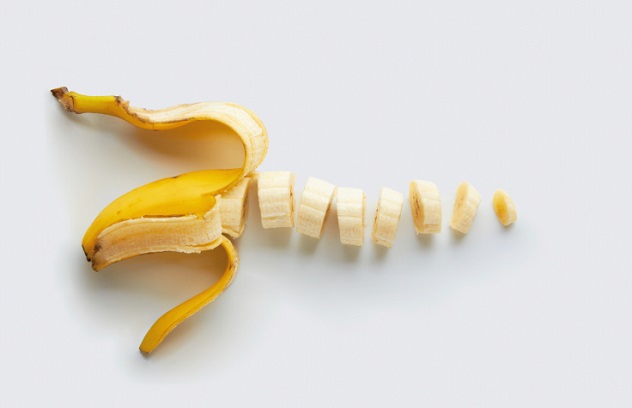 Sliced banana