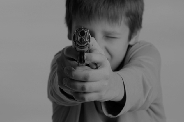 Child with gun