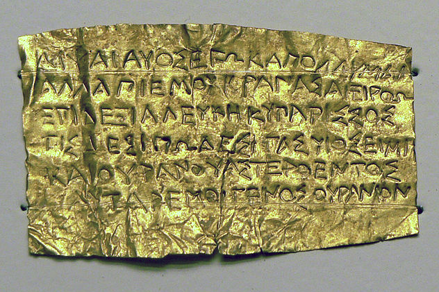 Orphic Gold Tablet