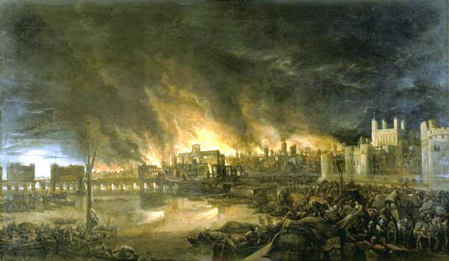 9- great fire of london