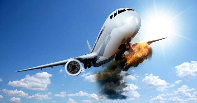 plane explosion