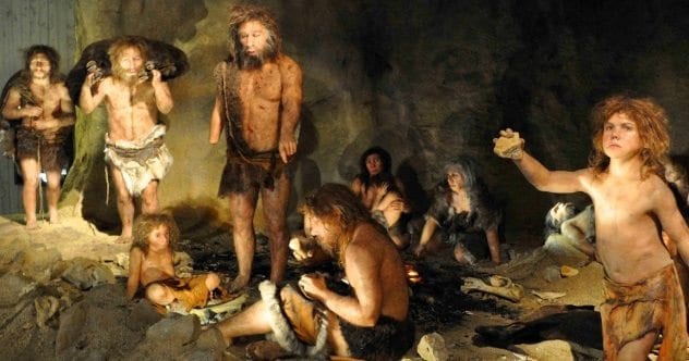 discovery of fire by early man pictures