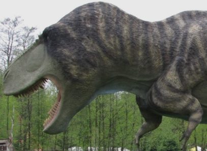 t rex with two horns