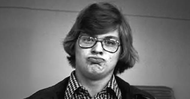 Jeffrey Dahmer pulling a funny face