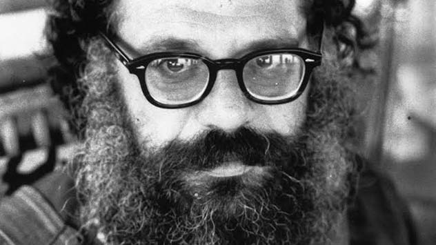 Real hipster Allen Ginsberg