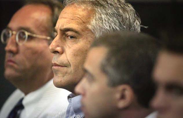 Epstein appears in court