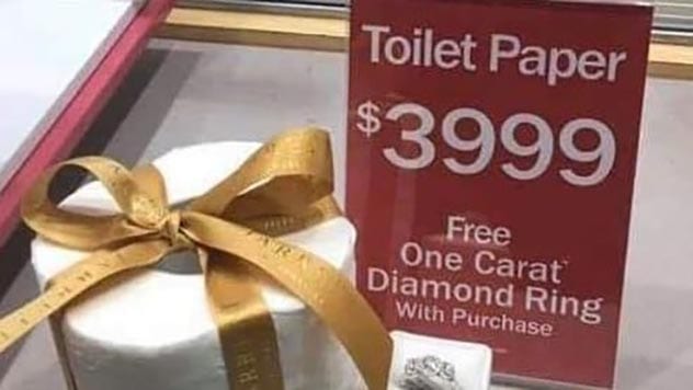 Toilet Paper $3999, Toilet Paper Crisis