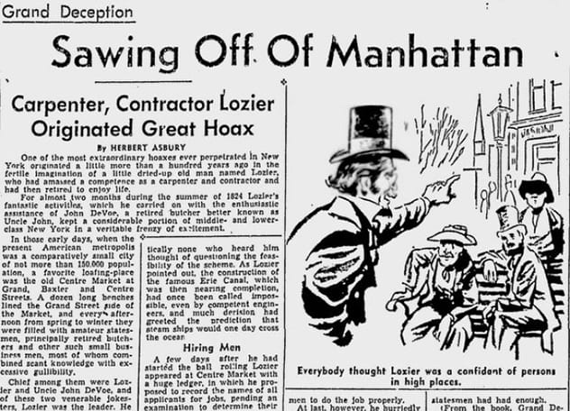 Top 10 Old Timey Hoaxes People Actually Fell For - 18