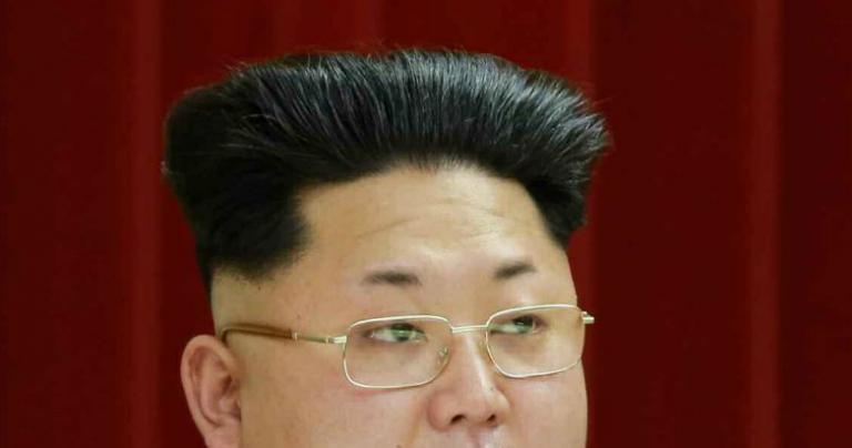 prompthunt: Kim Jong-Un with a mullet hairstyle and wearing a blue polo  shirt, ultra realistic, high definition portrait photograph