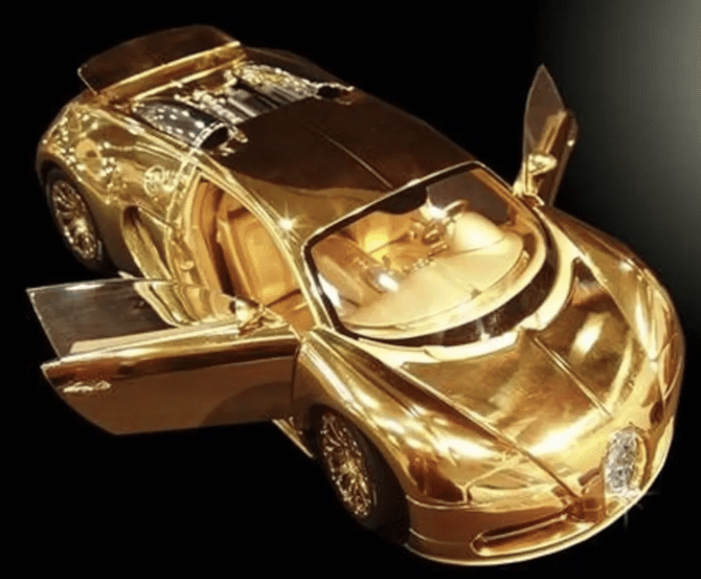 10 Expensive and Unusual Items Made of Gold