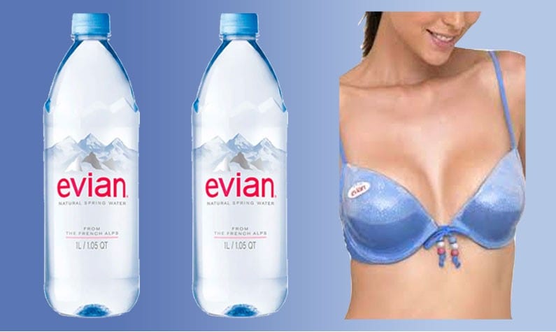 Evian water bra – The Local Brand®