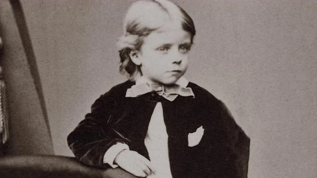 Young Theodore Roosevelt, looking frail