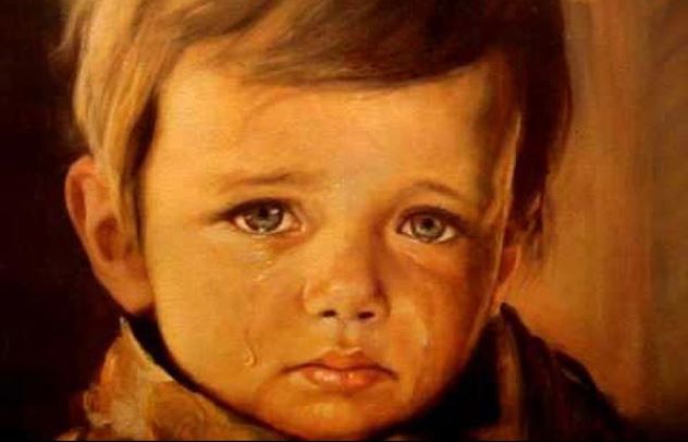 crying boy painting movie