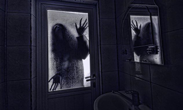 Dark, eerie image representing terror in the Maldives
